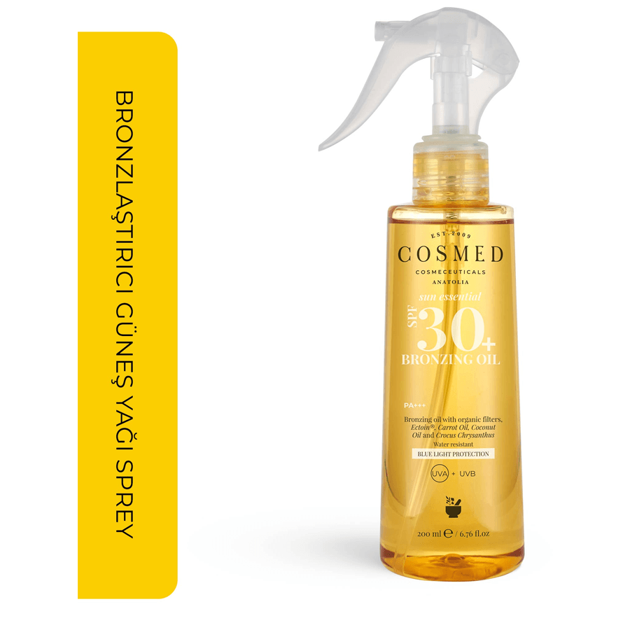 Cosmed Sun Essential Bronzing Oil SPF 30 200ml-Bronzlaştırıcı Sprey