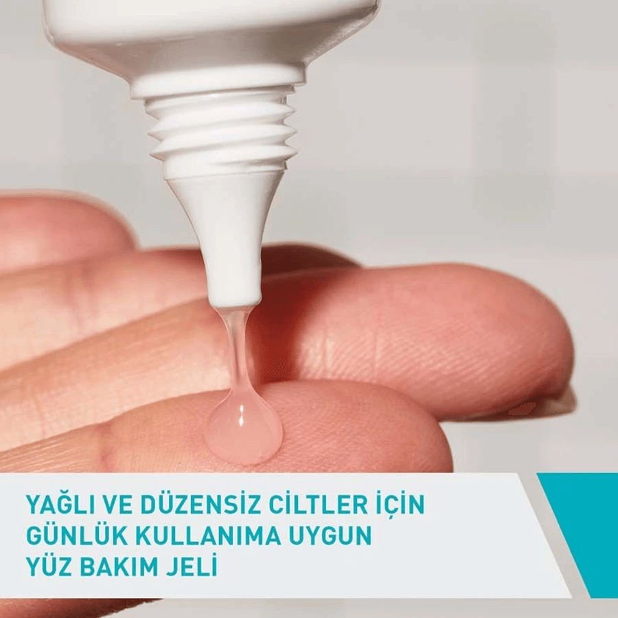 CeraVe Akneye Eğilim Gösteren Ciltler için Yüz Bakım Jeli 40ml-Yağlı Ciltler