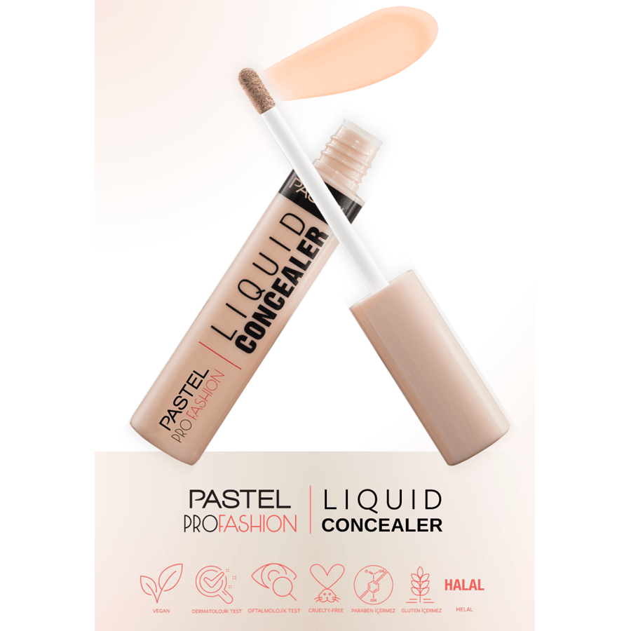 Pastel Liquid Concealer 7ml-Likit Hata Örtücü