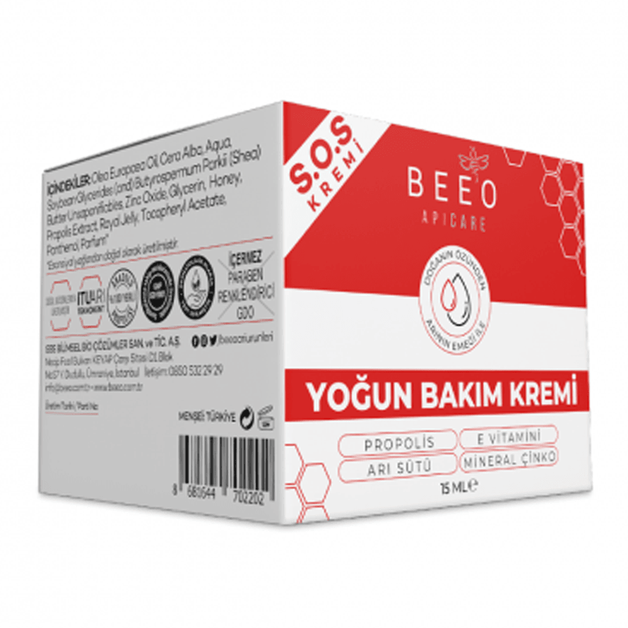 Beeo S.O.S Yoğun Bakım Kremi 15ml