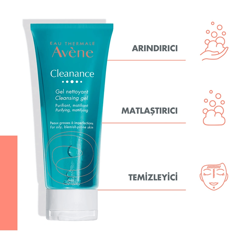 Avene Cleanance Gel Nettoyant 200ml-Yüz ve Vücut Temizleme