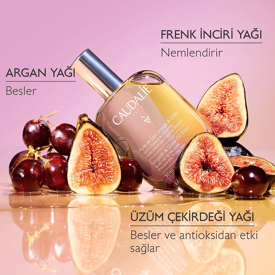 Caudalie Smooth and Glow Fig Oil Elixir 50ml-İncir Yağı İksiri