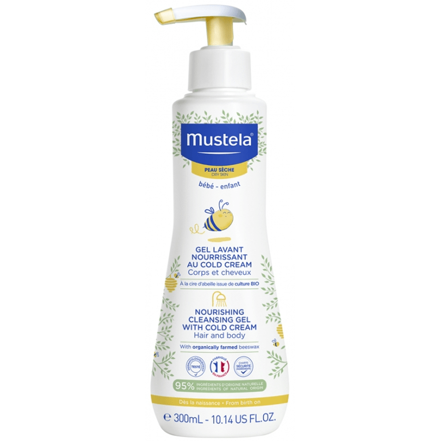 Mustela Nourishing Washing Gel  With Cold Cream 300ml-Bebek Şampuanı