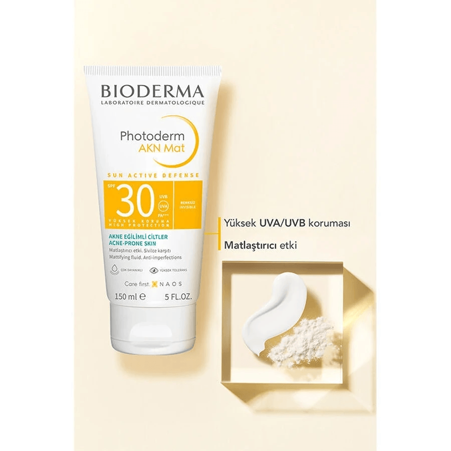 Bioderma Photoderm AKN MAT Spf30 150ml-Güneş Koruyucu Krem