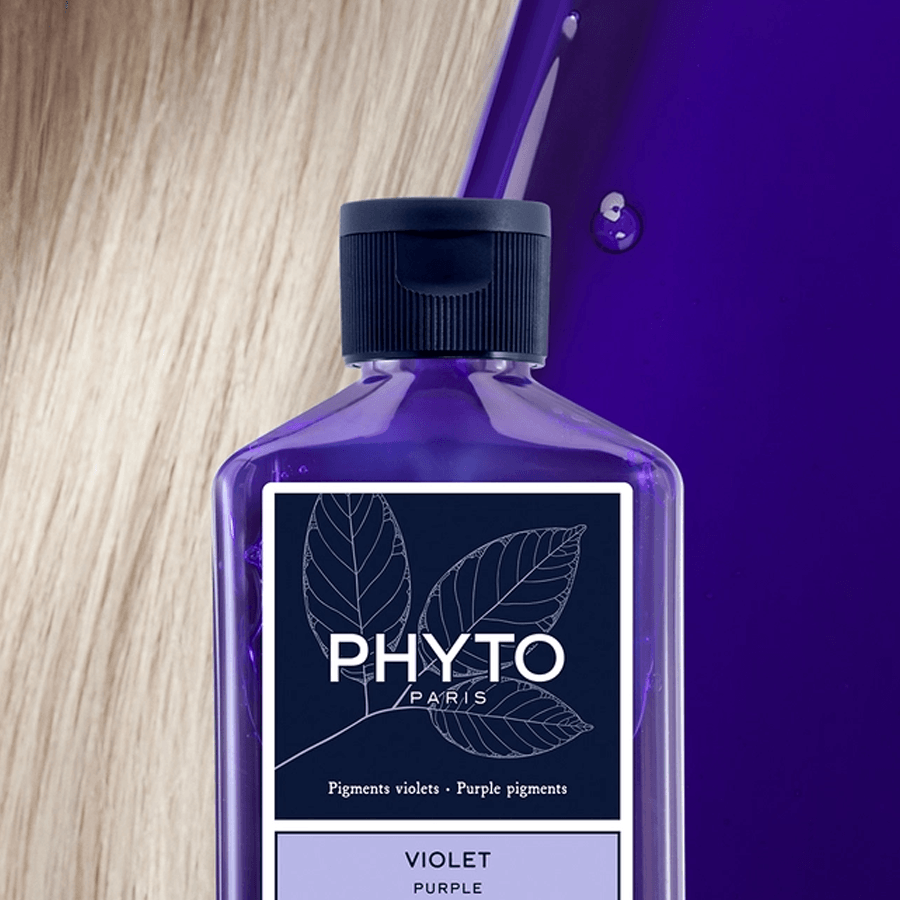 Phyto Violet Purple No Yellow Shampoo 250ml-Sarı ve Gri Saçları Nötralize Eden Şampuan