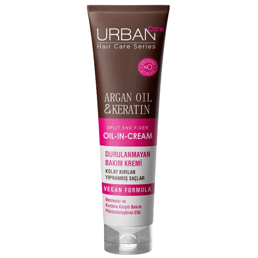 Urban Care Argan Oil & Keratin Cream 150ml-Kolay Kırılan Saçlar