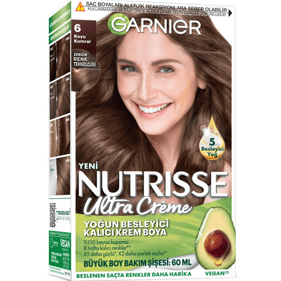 Garnier Nutrisse Ultra Creme 6 Koyu Karamel-Saç Boyası
