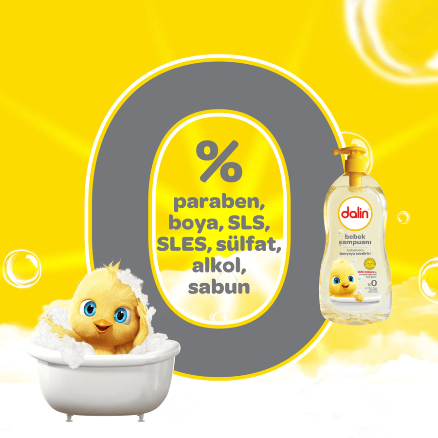 Dalin Bebek Şampuanı 700ml-Göz Yakmayan Şampuan