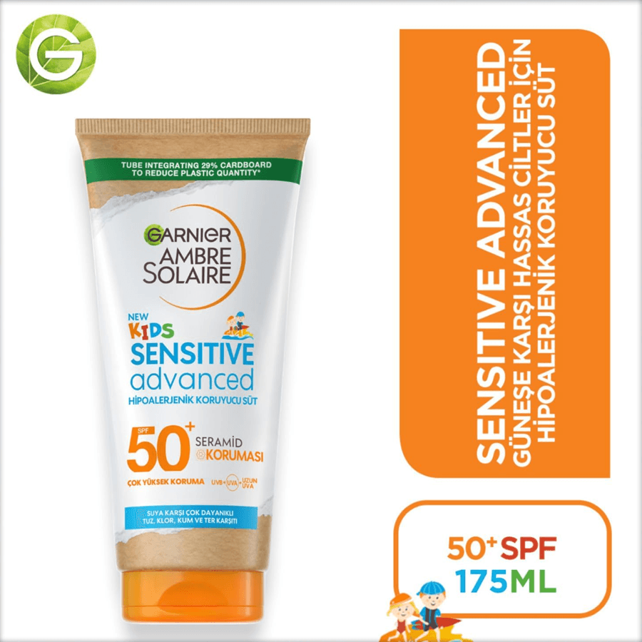 Garnier Ambre Solaire Sensitive Advanced Spf 50 Kids Seramid Koruması 175ml