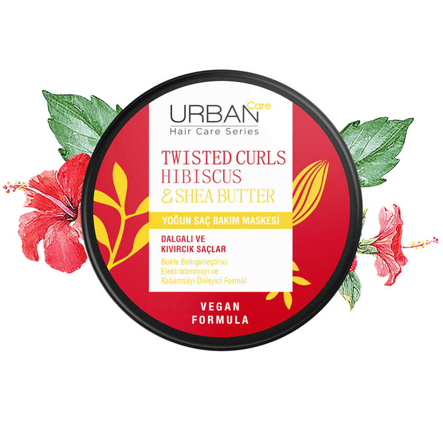 Urban Care Twisted Curls Hibiscus & Shea Butter 230ml-Saç Maskesi