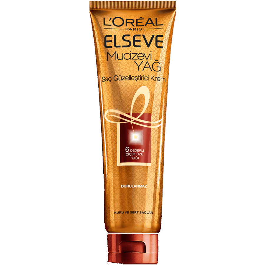 Loreal Paris Elseve Mucizevi Yağ Saç Güzelleştirici Krem 150ml-Kuru ve Sert Saçlar