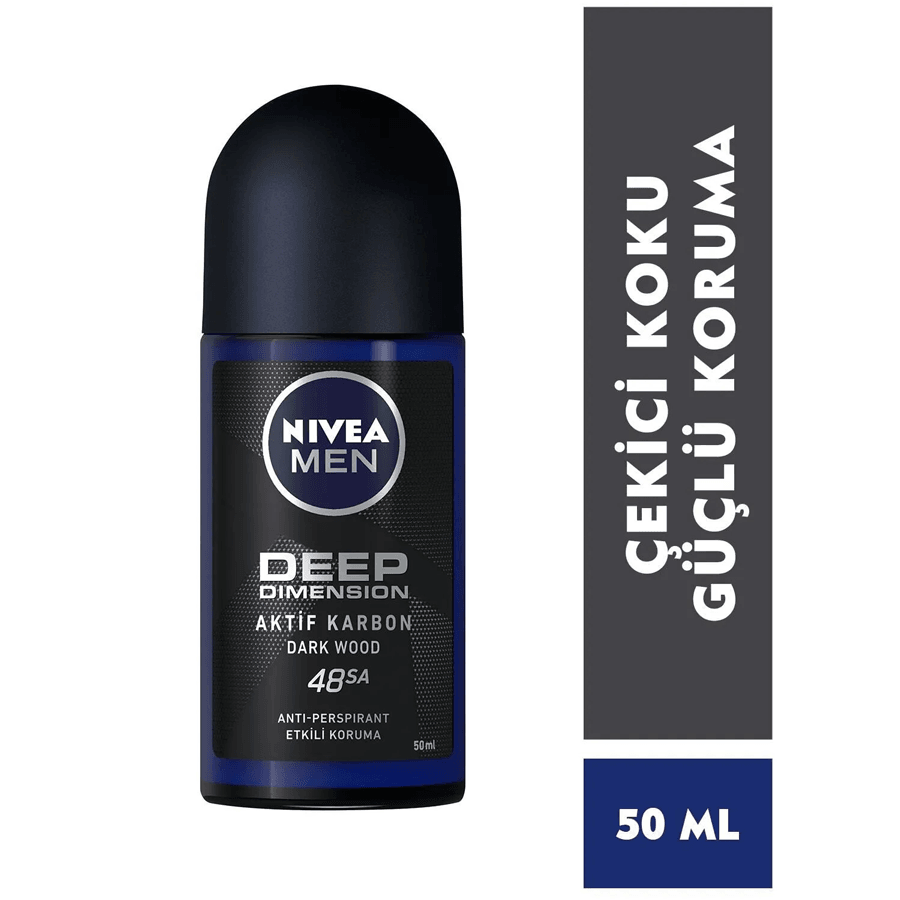 Nivea Men Deep Dimension Roll-On 50ml-Güçlü Koruma