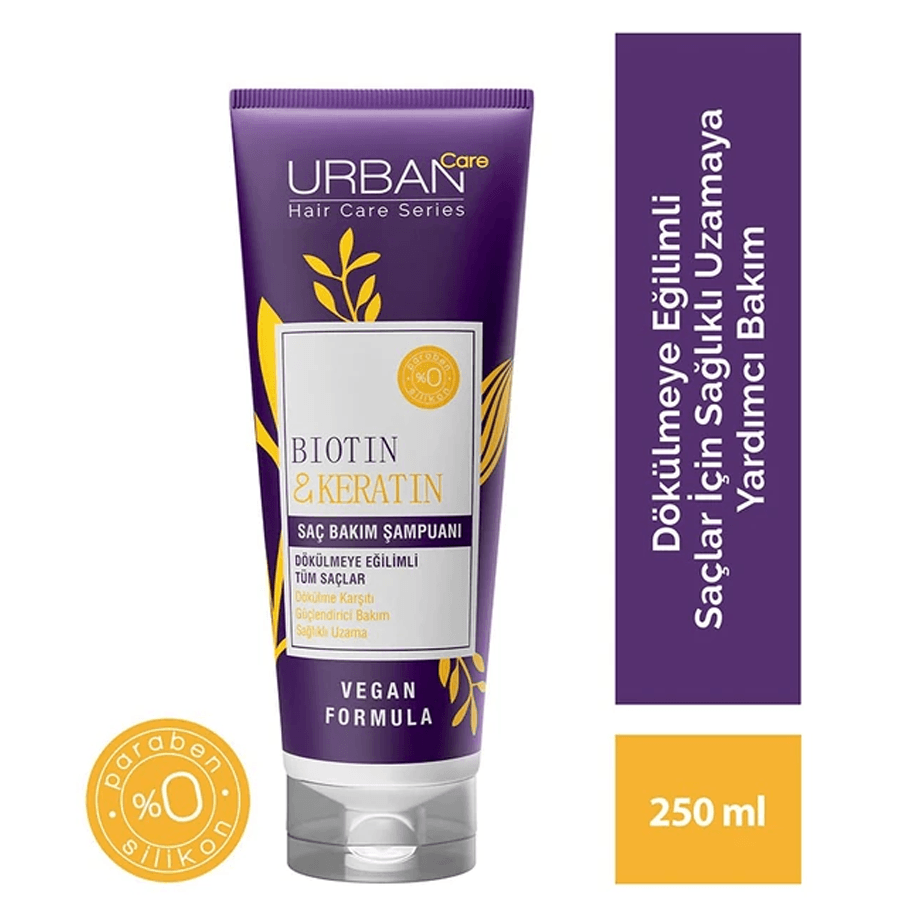 Urban Care Biotin & Keratin Saç Bakım Şampuanı 250ml-Tüm Saçlar