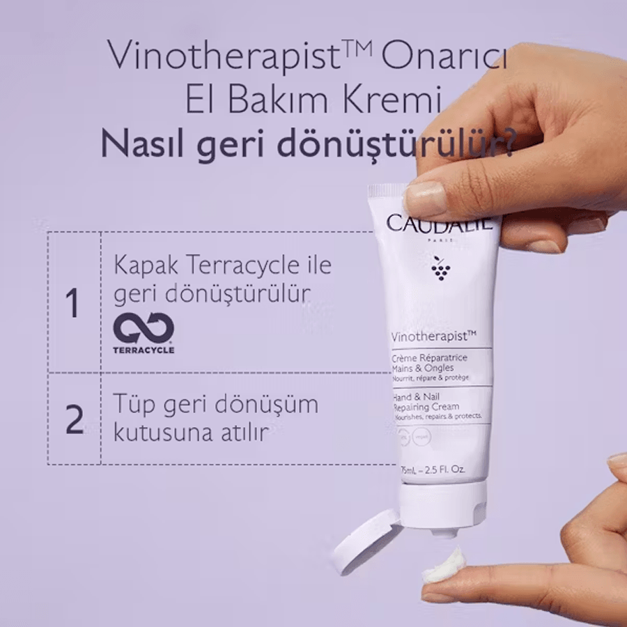 Caudalie Vinotherapist Hand & Nail Repairing Cream 75ml-El ve Tırnak Kremi