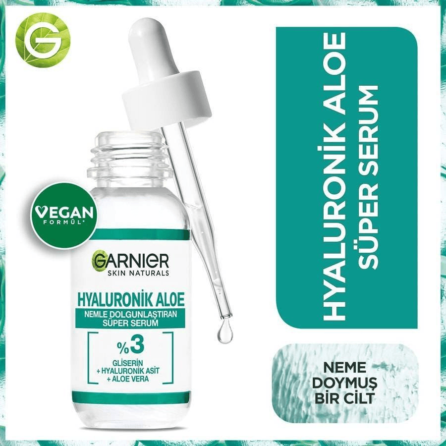 Garnier Hyaluronik Aloe Nemle Dolgunlaştıran Süper Serum 30ml-Tüm Ciltler