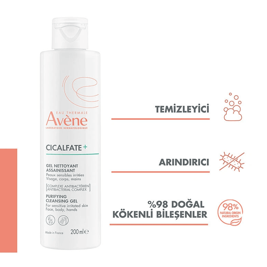 Avene Cicalfate+ Gel Nettoyant Arındırıcı Temizleme Jeli 200ml