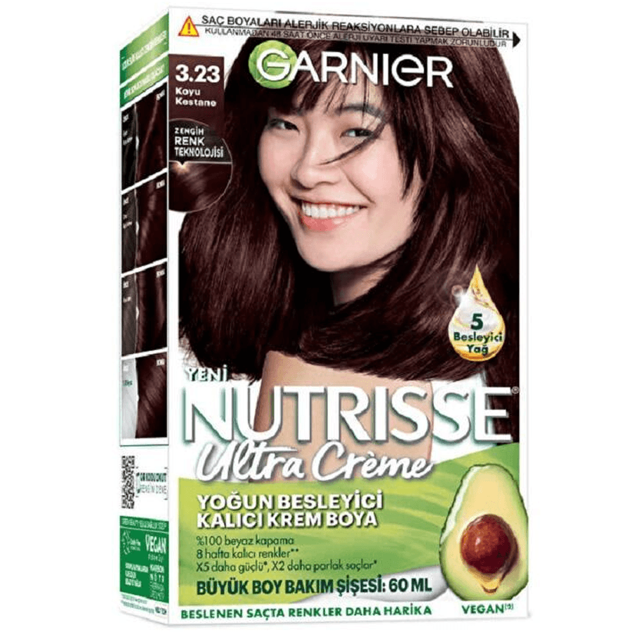 Garnier Nutrisse Ultra Creme 3.23 Koyu Kestane-Saç Boyası