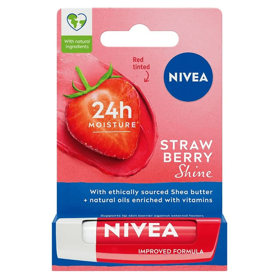 Nivea Strawberry Çilek Aromalı Dudak Bakım Kremi 4.8gr