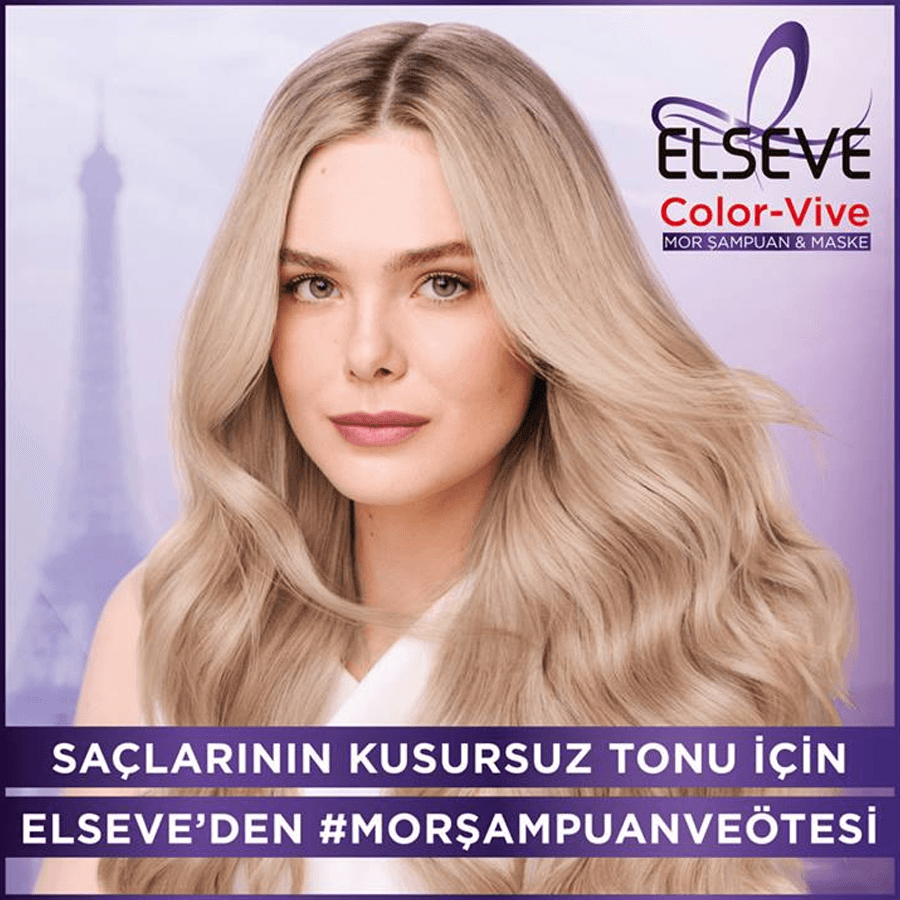 Loreal Paris Elseve Color Vive Mor Şampuan 200ml-Turunculaşma Karşıtı