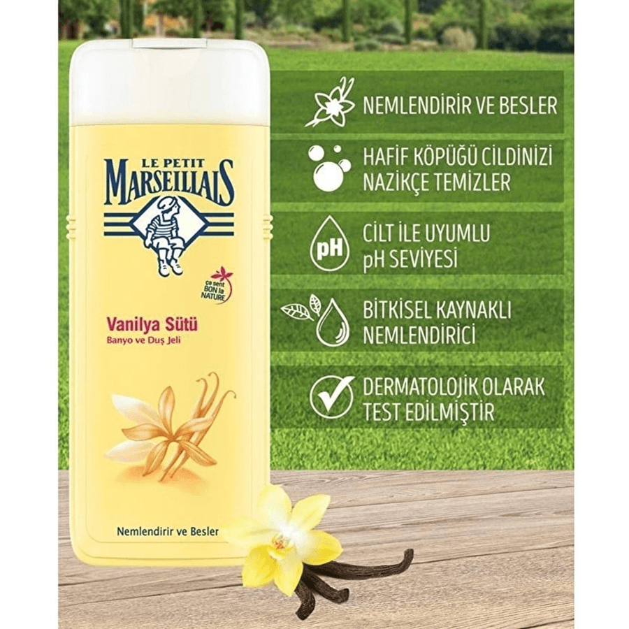 Le Petit Marseillais Vanilya Sütü Özlü Duş Jeli 400ml