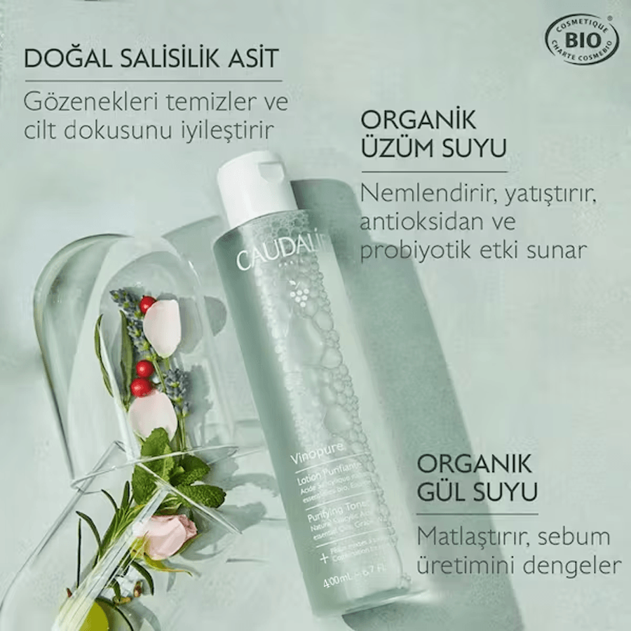 Caudalie Vinopure Purifying Toner 400ml-Arındırıcı Tonik