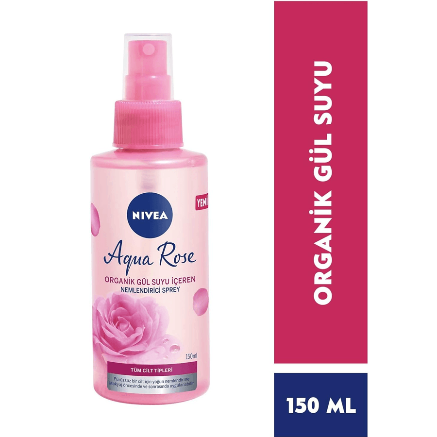 Nivea Aqua Rose Nemlendirici Yüz Spreyi 150ml-Tüm Ciltler