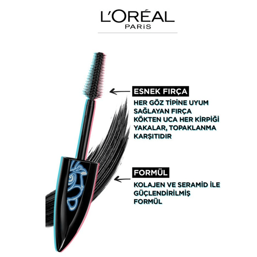 Loreal Paris Bambi Eye Oversized False Lash Mascara 9ml-Siyah