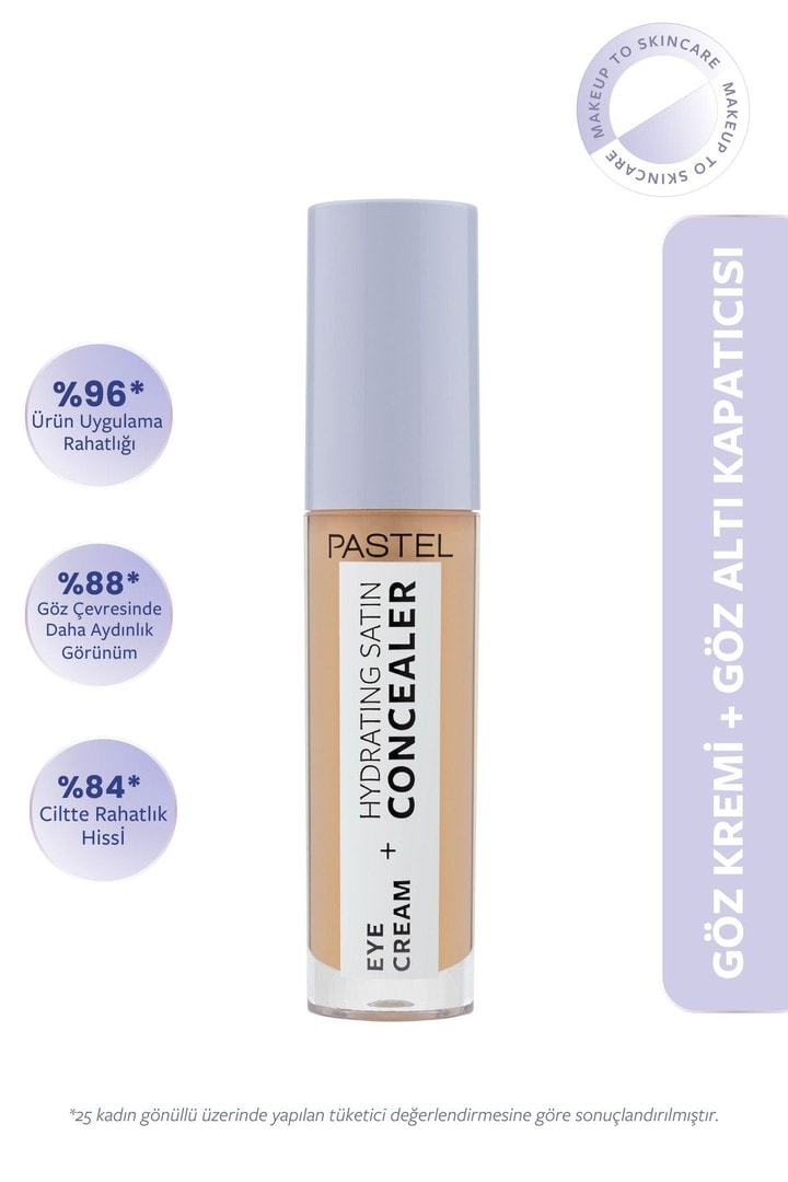 Eye Cream Hydrating Satin Concealer - Göz Kremi Göz Altı Kapatıcısı 64 Medium Light