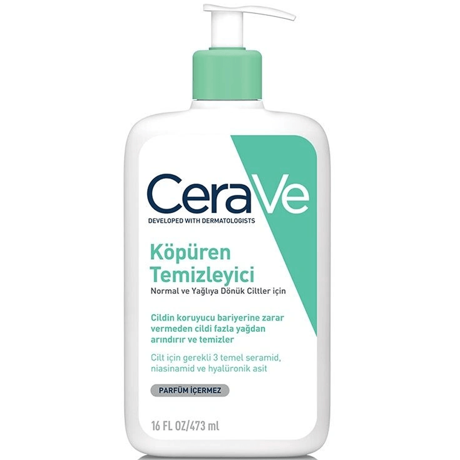 CeraVe Köpüren Temizleyici 473ml-Normal ve Yağlıya Dönük