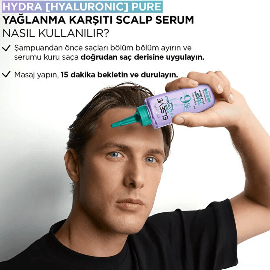 Loreal Paris Elseve Hyaluron Pure Scalp Serum 201ml - Peeling Etkili Serum