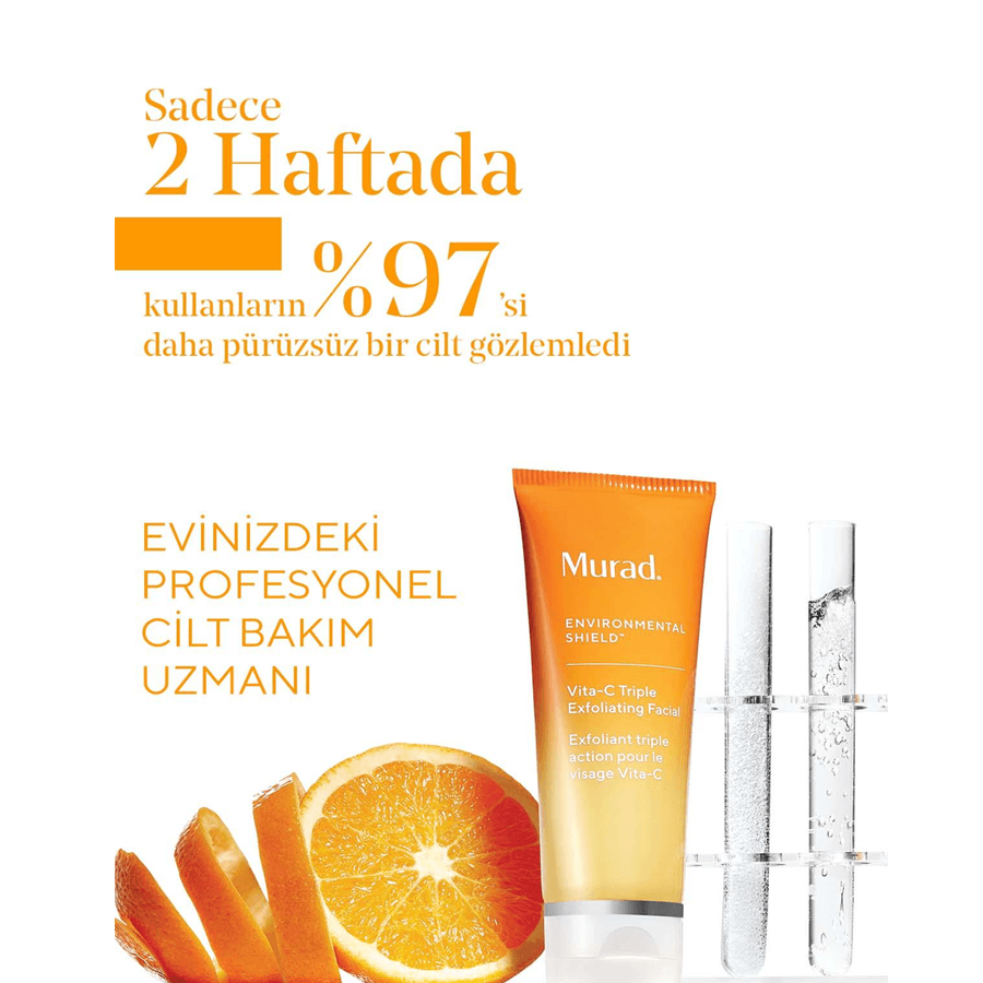 Murad Vita-C Triple Exfoliating Facial 80ml-C Vitamini İçeren Ev Peelingi