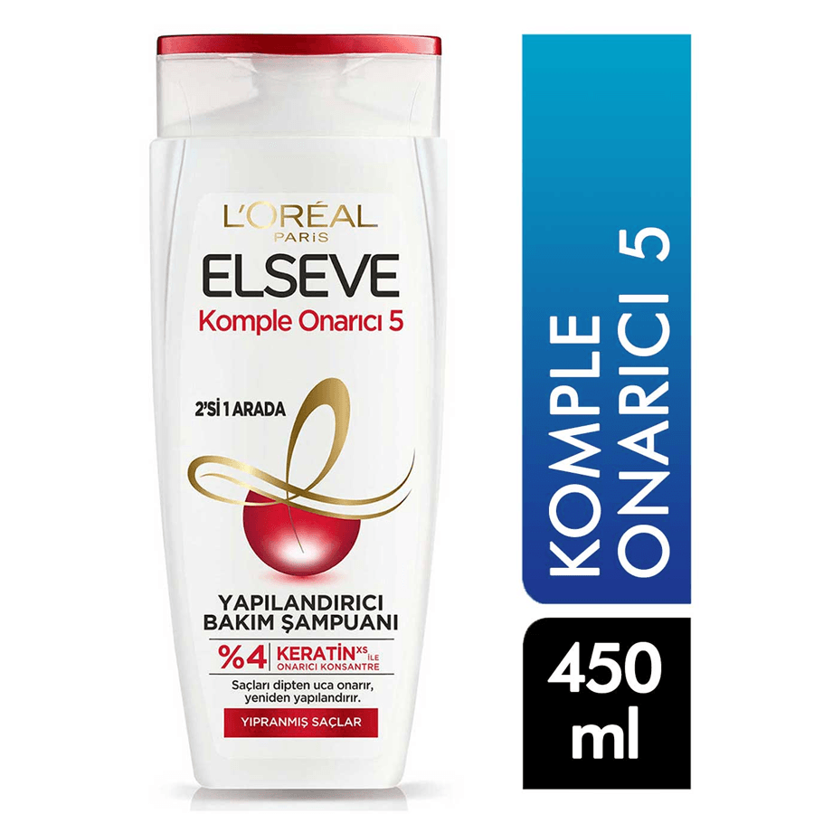 Loreal Paris Elseve Komple Onarıcı 5 2'si 1 Arada Yapılandırıcı Şampuan 450ml