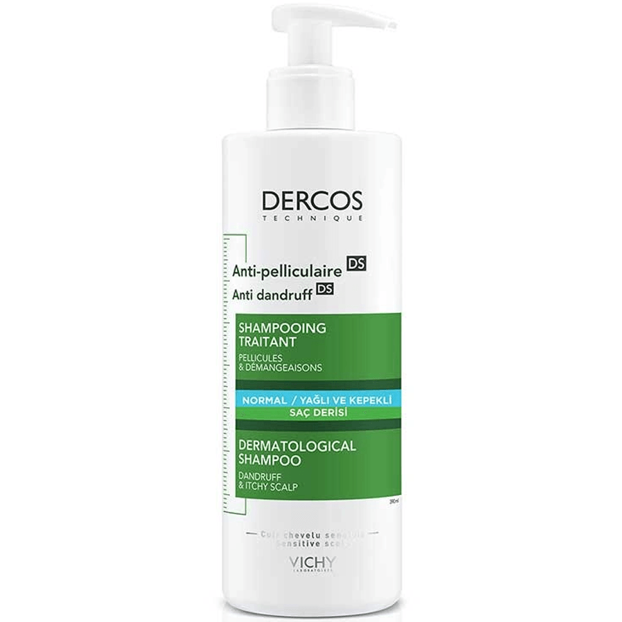 Vichy Dercos Anti-Dandruff Kepek Karşıtı Şampuan 390ml-Yağlı ve Normal Saçlar