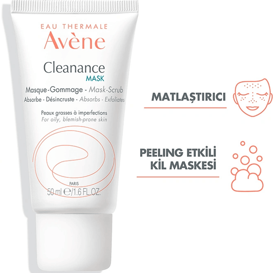 Avene Cleanance Mask 50ml-Arındırıcı Maske