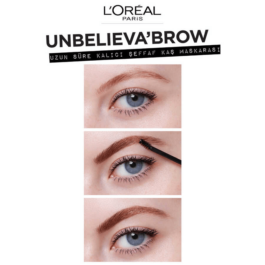 Loreal Paris Unbelieva Brow Uzun Süre Kalıcı Şeffaf Kaş Maskarası