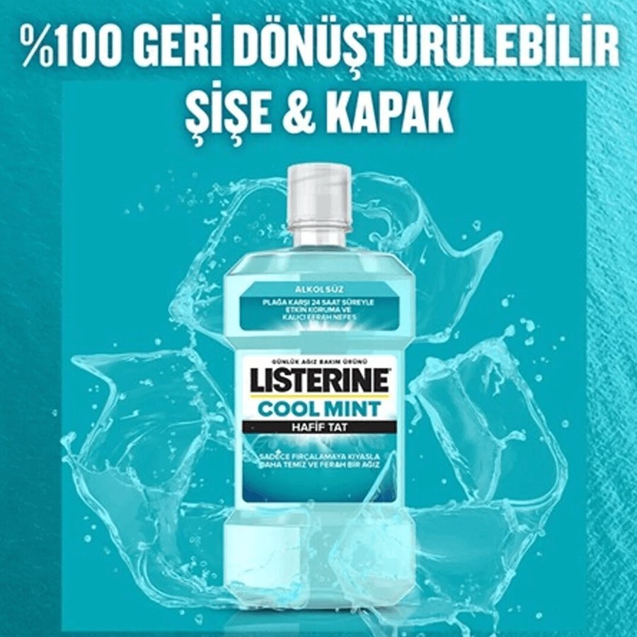 Listerine Cool Mint Hafif Nane Ağız Bakım Suyu 500ml