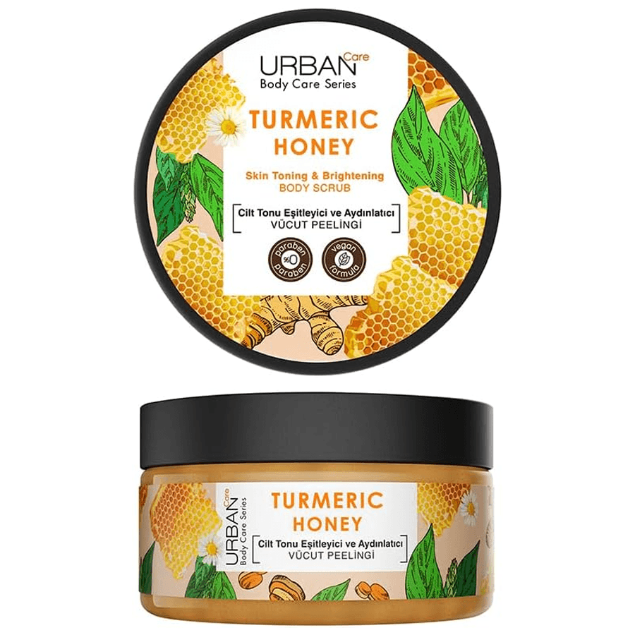 Urban Care Turmeric Honey Cilt Tonu Esitleyici ve Aydınlatıcı Vücut Peelingi 200ml