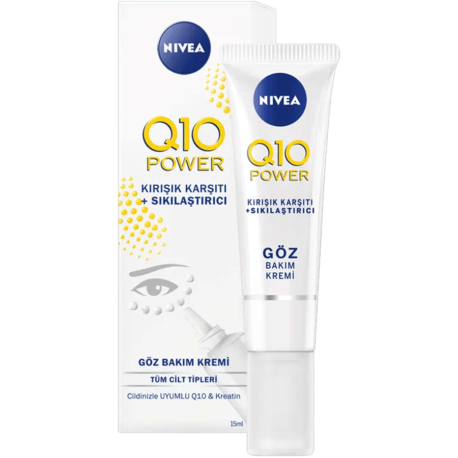 Nivea Q10 Power Kırışık Karşıtı +Sıkılaştırıcı Göz Bakım Kremi 15ml