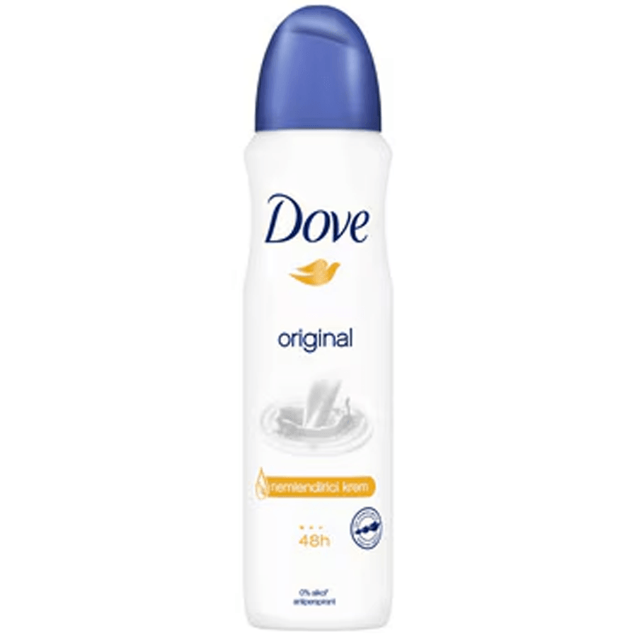 Dove Original Deodorant Sprey 150ml-Terlemeye Karşı