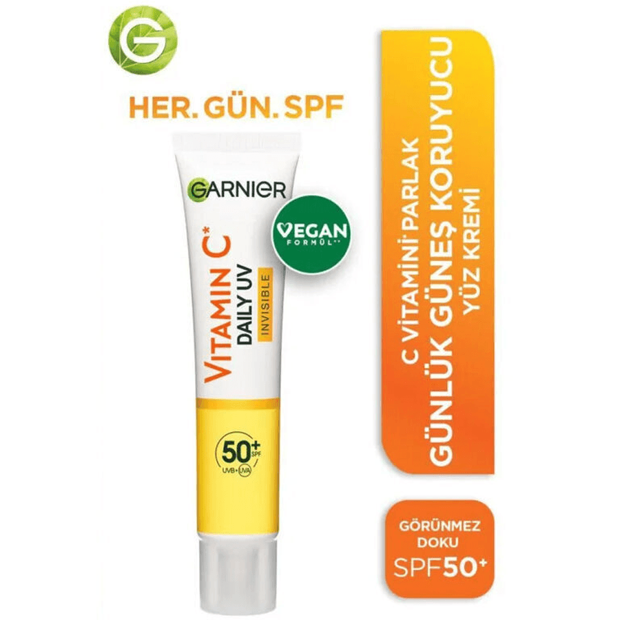 Garnier Vitamin C Parlak Yüz Kremi Spf Invisible 40ml