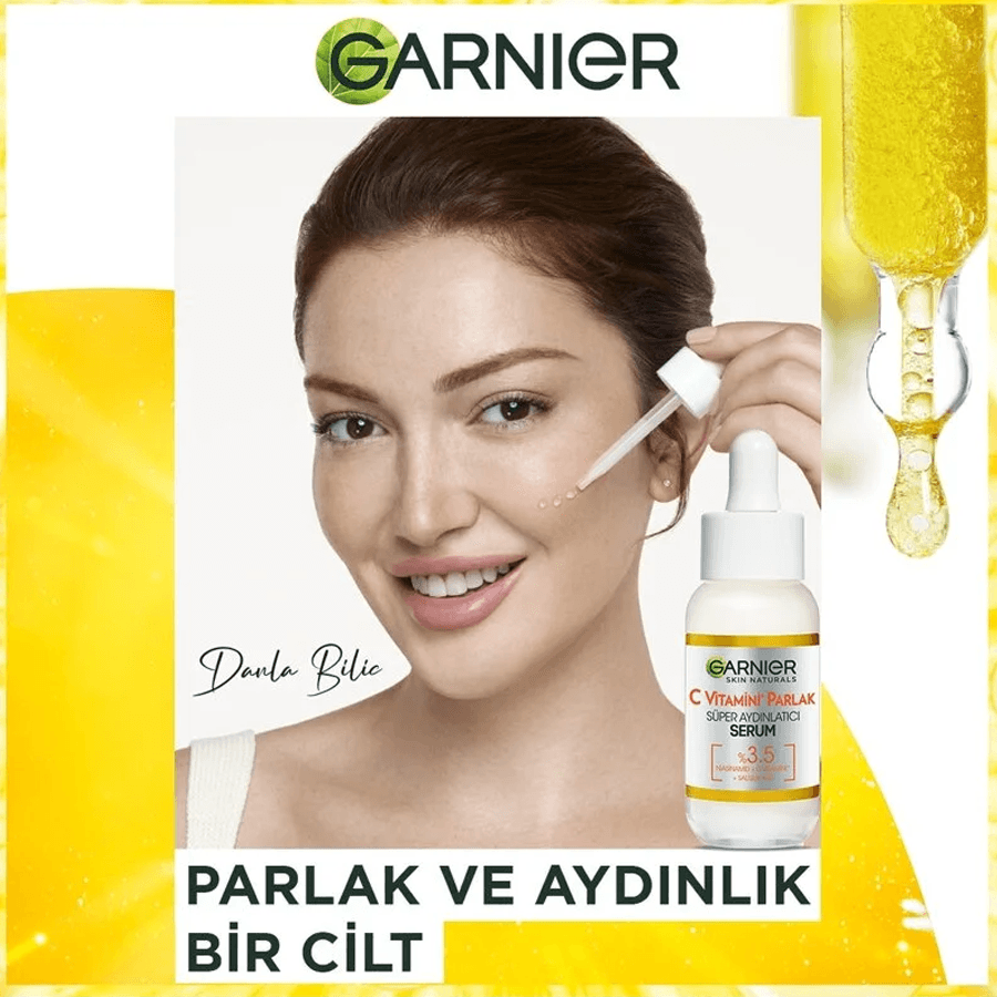 Garnier C Vitamini Parlak Süper Aydınlatıcı Serum 30ml-Koyu Leke