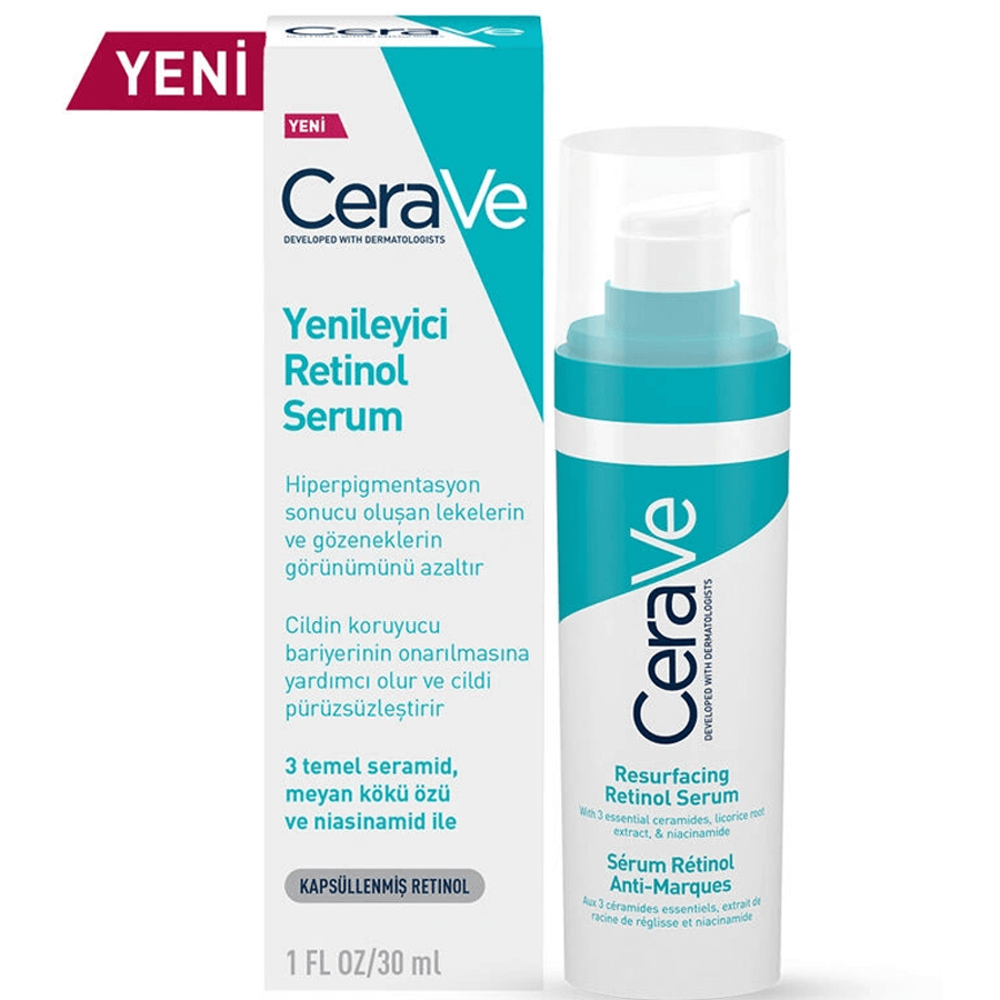 CeraVe Yenileyici Retinol Serum 30ml-Gözenek Görünümü