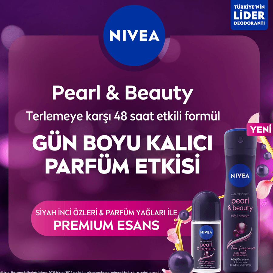 Nivea Pearl & Beauty Fine Fragrance Roll-On 50ml-Parfüm Etkisi