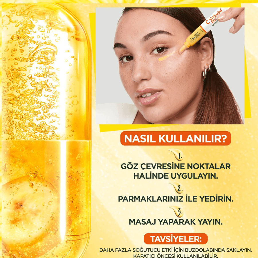 Garnier C Vitamini Parlak Aydınlatıcı Göz Kremi 15ml