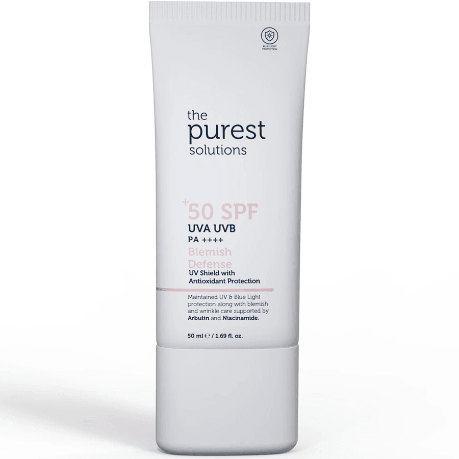 The Purest Solutions SPF50+ Blemish Defense Cream 50ml-Renkli Güneş Kremi