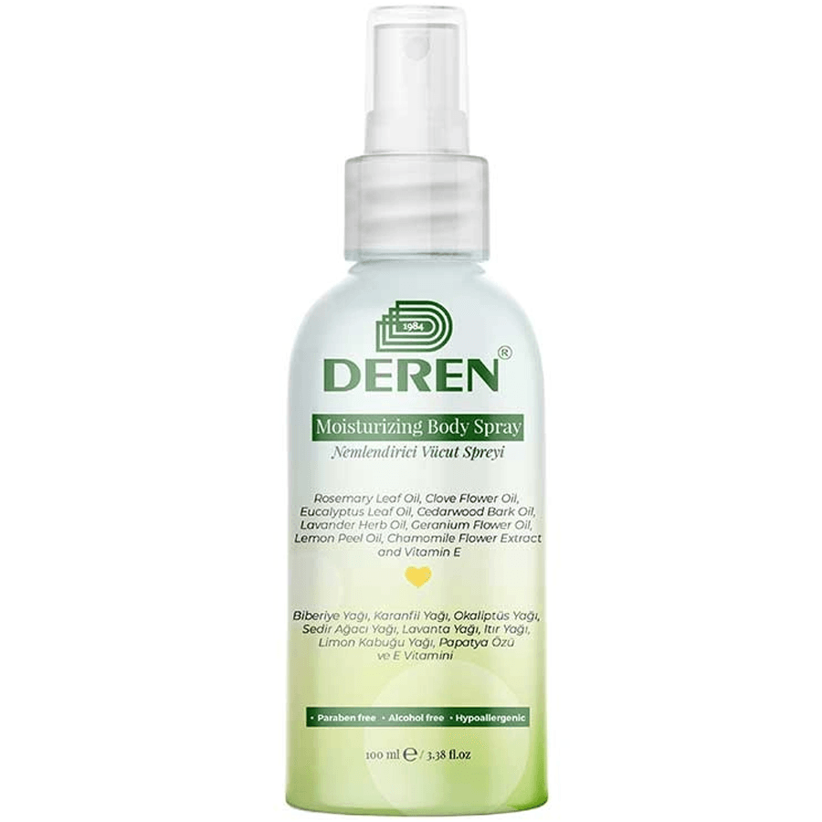 Deren Doğal Nemlendirici Vücut Spreyi 100ml