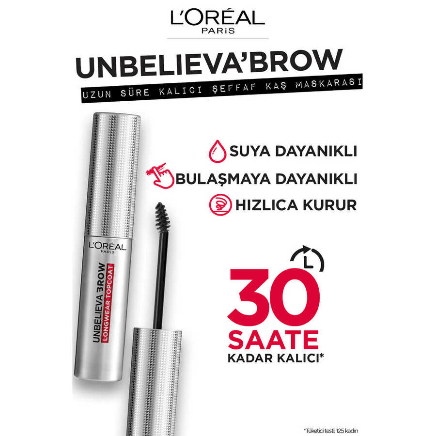 Loreal Paris Unbelieva Brow Uzun Süre Kalıcı Şeffaf Kaş Maskarası