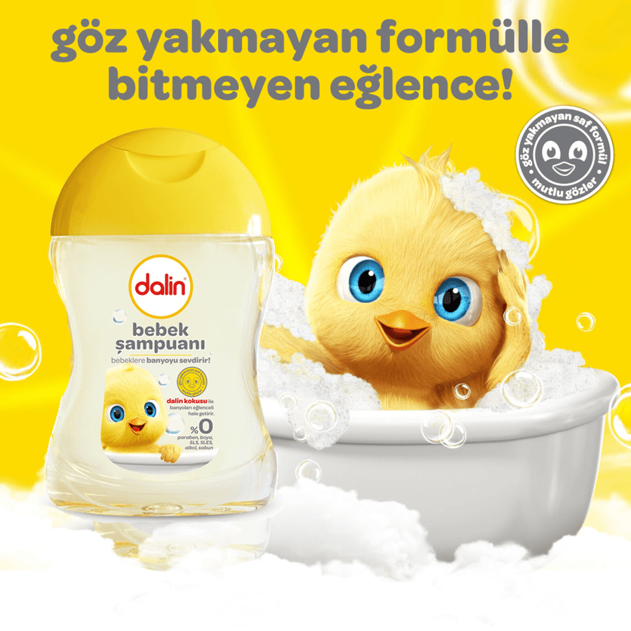 Dalin Bebek Şampuanı 100ml-Göz Yakmayan Şampuan