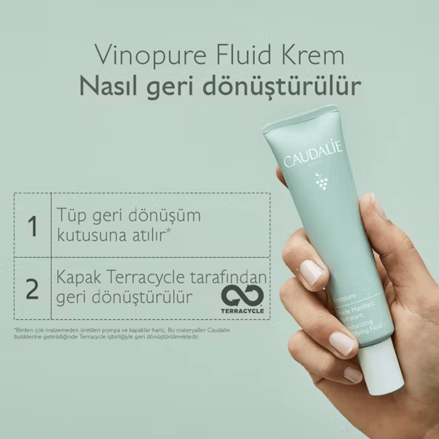 Caudalie Vinopure Moisturizing Mattifying Fluid Cream 40ml-Matlatırıcı