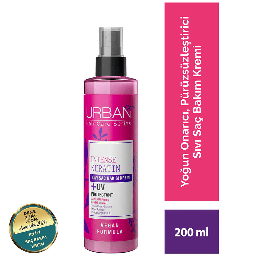 Urban Care Intense Keratin Sıvı Saç Bakım Kremi 200ml-Aşırı Yıpranan Saç